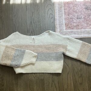 Dreamers by Debut Striped Knit Sweater